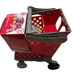Target Toy Shopping Mini Grocery Cart 12 Pieces Kids Groceries New